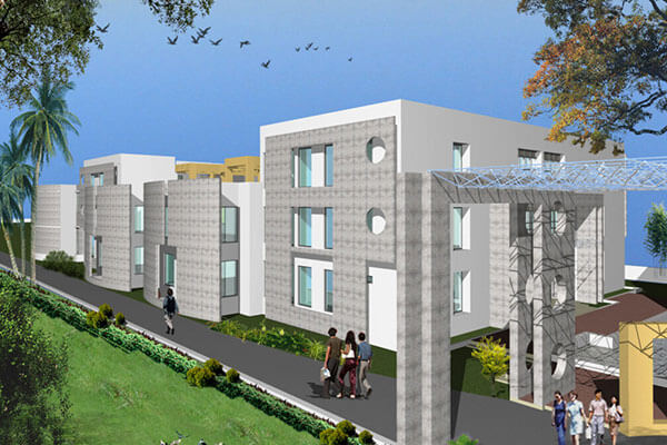 Modern Architecture of Pharmacy College