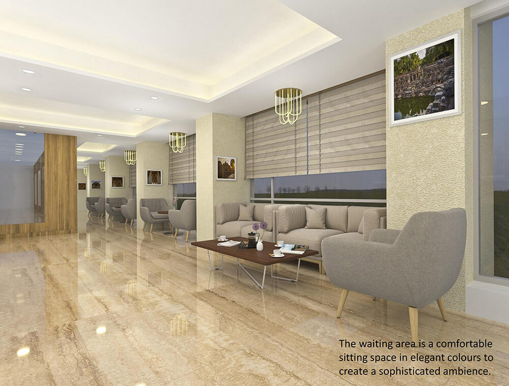 Lobby at Golden Shine hotel