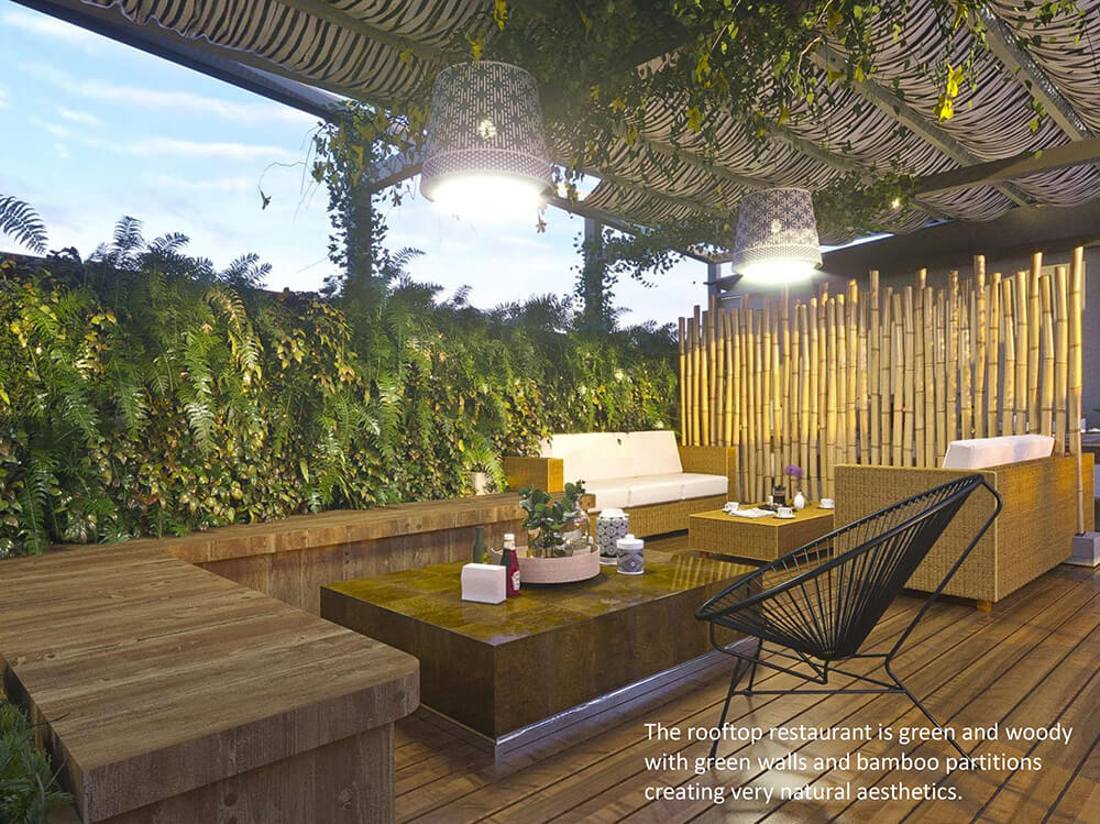 Terrace Garden of Hotel