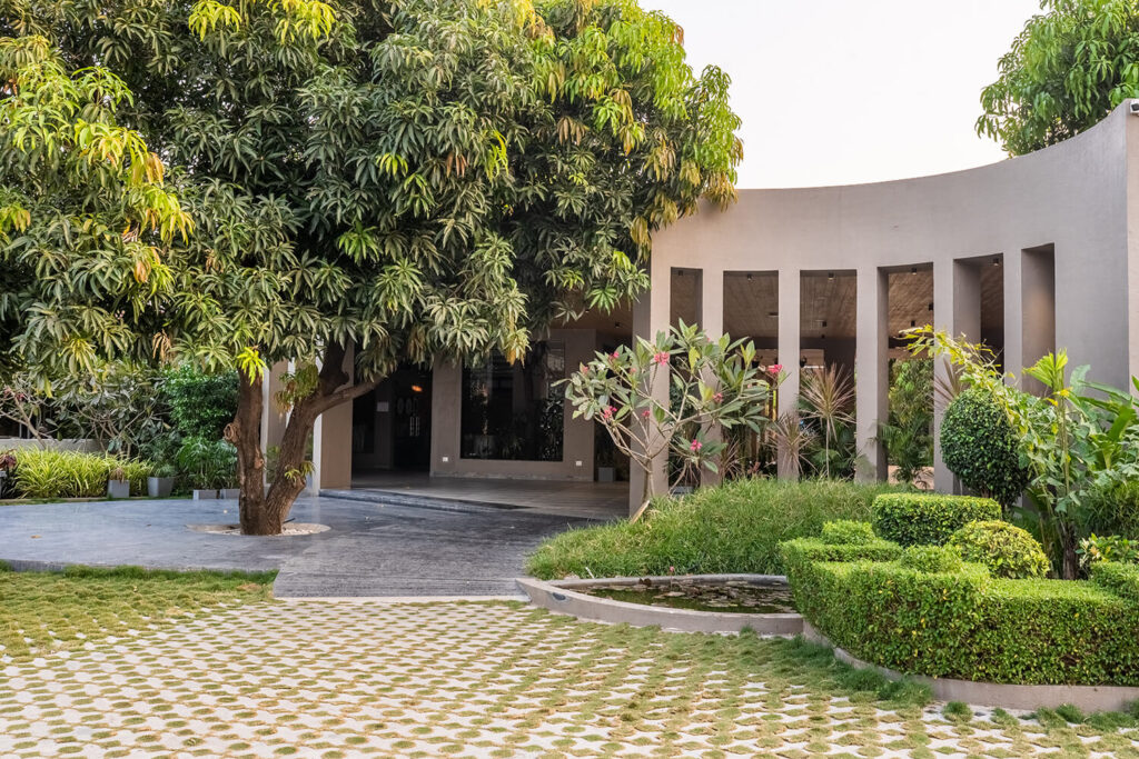 Entrance Admin Building of Mango Resort