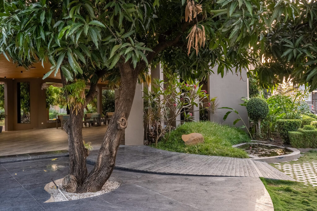 Entrance Admin Building of Mango Resort
