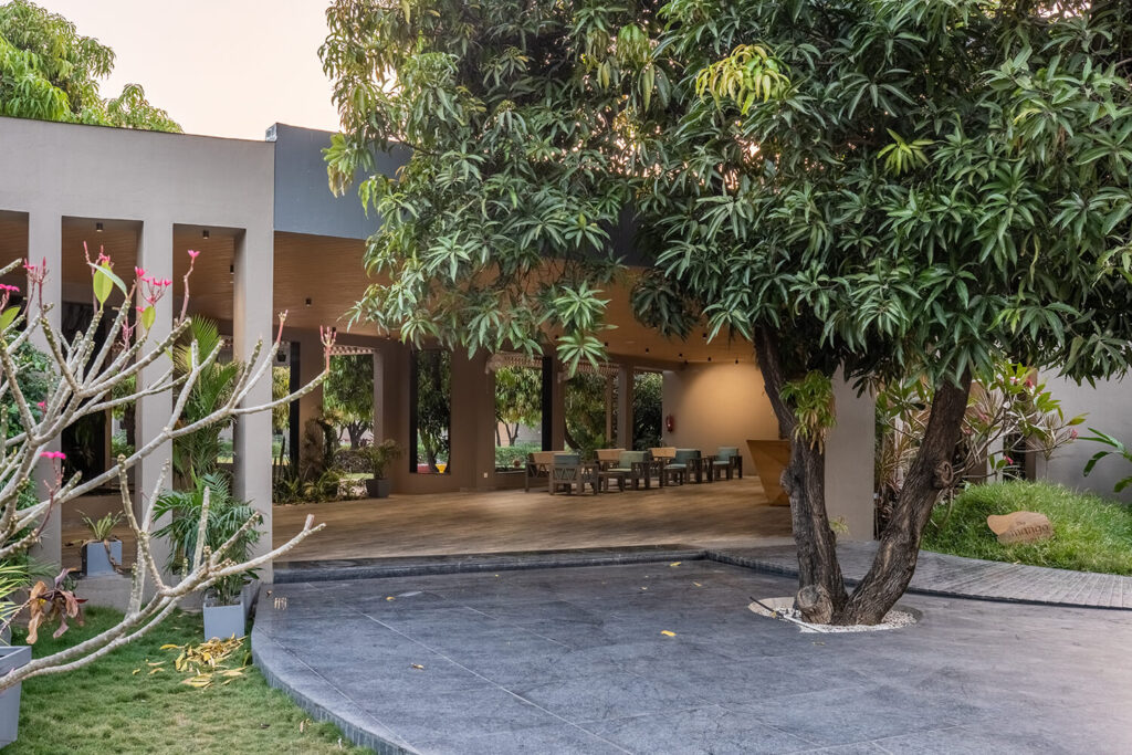 Entrance Admin Building of Mango Resort