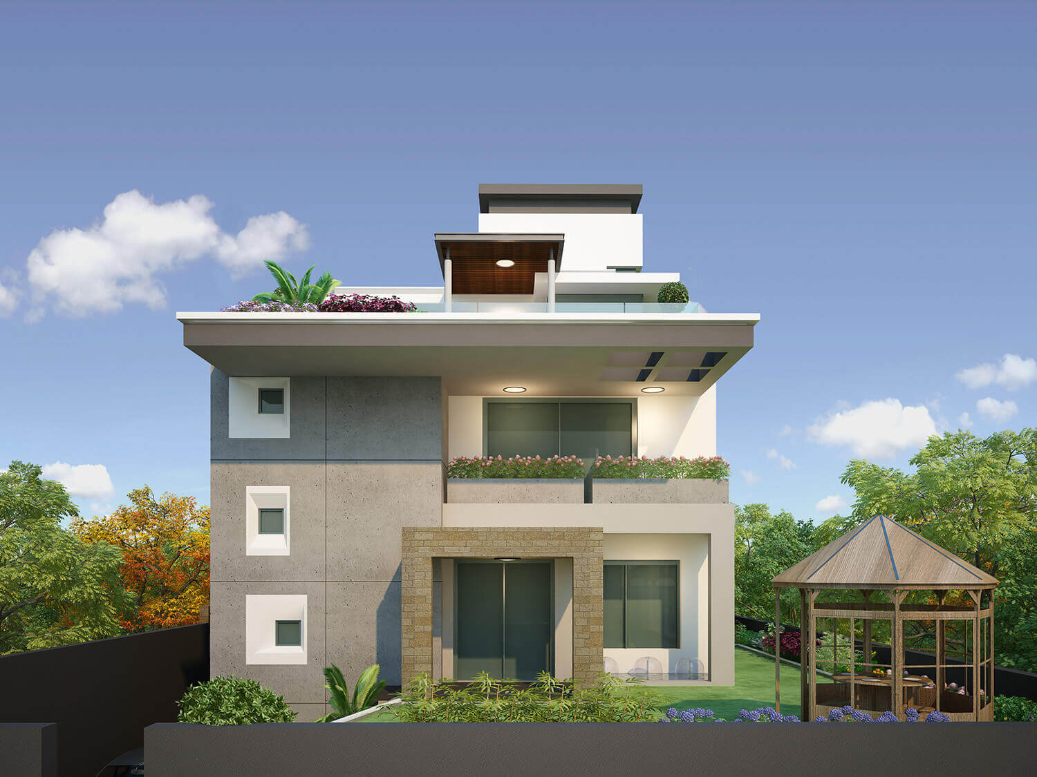 5 BHK Modern Bunglow